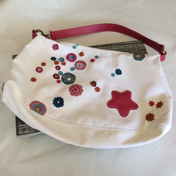 Longchamp Handbags - White Longchamp Bag